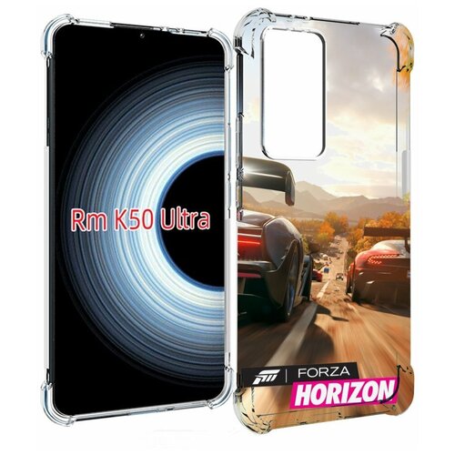 Чехол MyPads Forza Horizon для Xiaomi 12T / Redmi K50 Ultra задняя-панель-накладка-бампер чехол mypads horizon zero dawn для xiaomi 12t redmi k50 ultra задняя панель накладка бампер