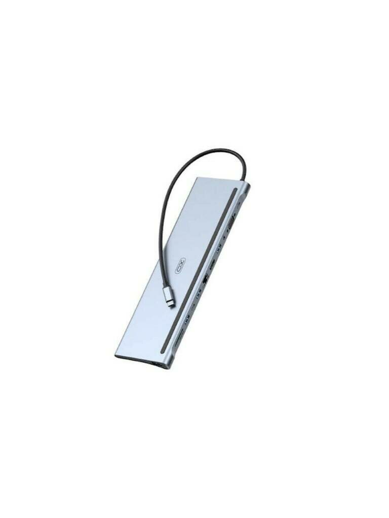USB-концентратор XO-HUB10/серый металлик