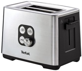 Тостер TEFAL TT420D30 серебристый/черный