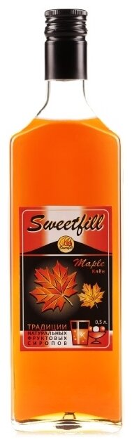 фото Сироп Sweetfill Клен