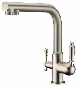 Смеситель для кухни ZORG Clean Water (ZR 313 YF-33 NICKEL) под фильтр
