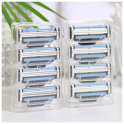 Сменные кассеты для бритья 8 шт совместимы с Gillette Mach3 795₽