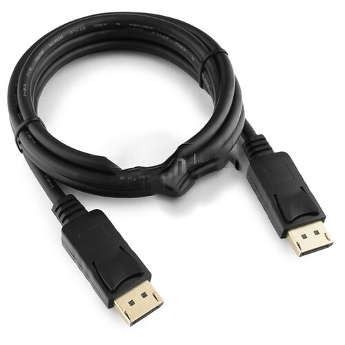 Кабель Gembird Cablexpert DisplayPort 20M/20M 1.8m Black CC-DP-6 аксессуар gembird cablexpert displayport 20m 20m v1 4 1 8m cc dp8k 6