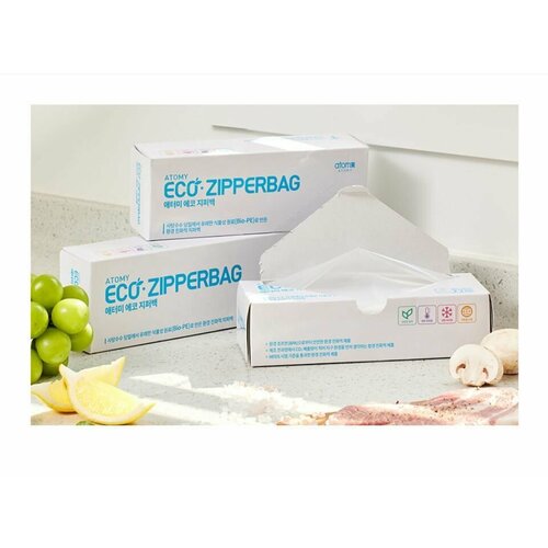 Атоми Эко зип-пакеты (L) 22шт