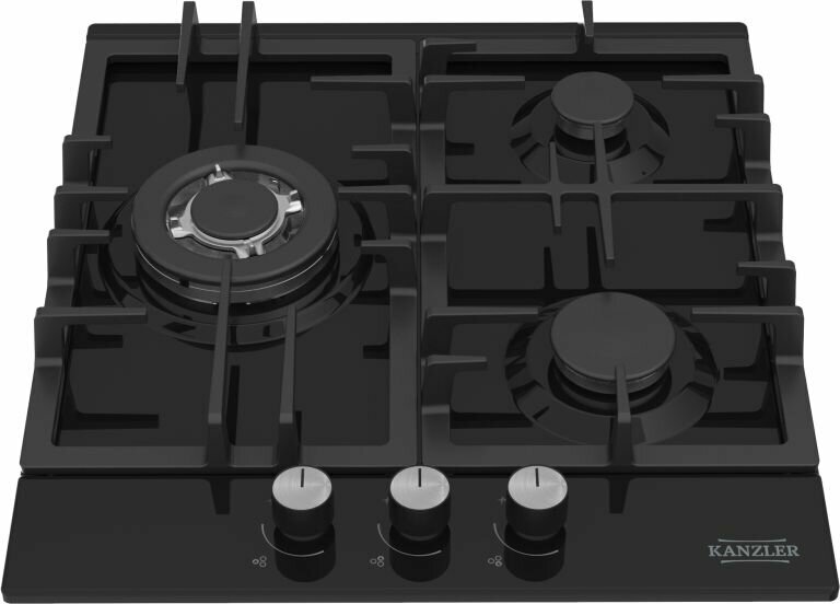 Варочная панель газовая Kanzler KM 514 S, чёрный - фотография № 8