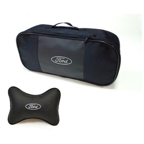 фото 67756 подарочный набор: сумка для набора то, подушка на подголовник ford auto premium