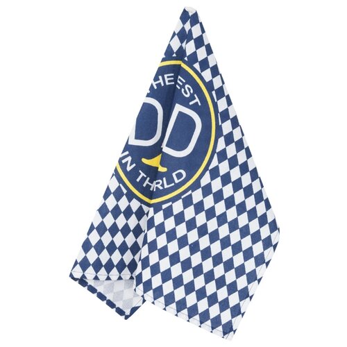 фото Guten morgen полотенце лучший папа кухонное 45х60 см синий