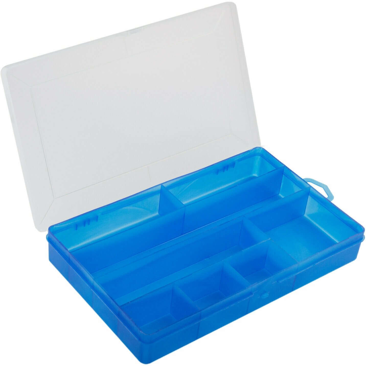 Твистербокс - коробка рыболовная для мелочей, 8 секций синий