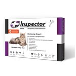 Inspector Total K Капли от блох, клещей и гельминтов для кошек от 8 до 15 кг - изображение
