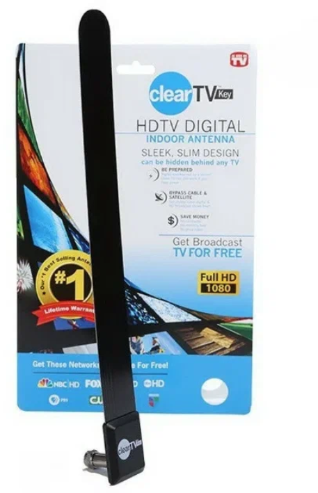 TV-SHOP Товары на любой вкус/ Кабель телевизионная HD антенна Clear TV Key/ LifeProdact/ черный — фото 1