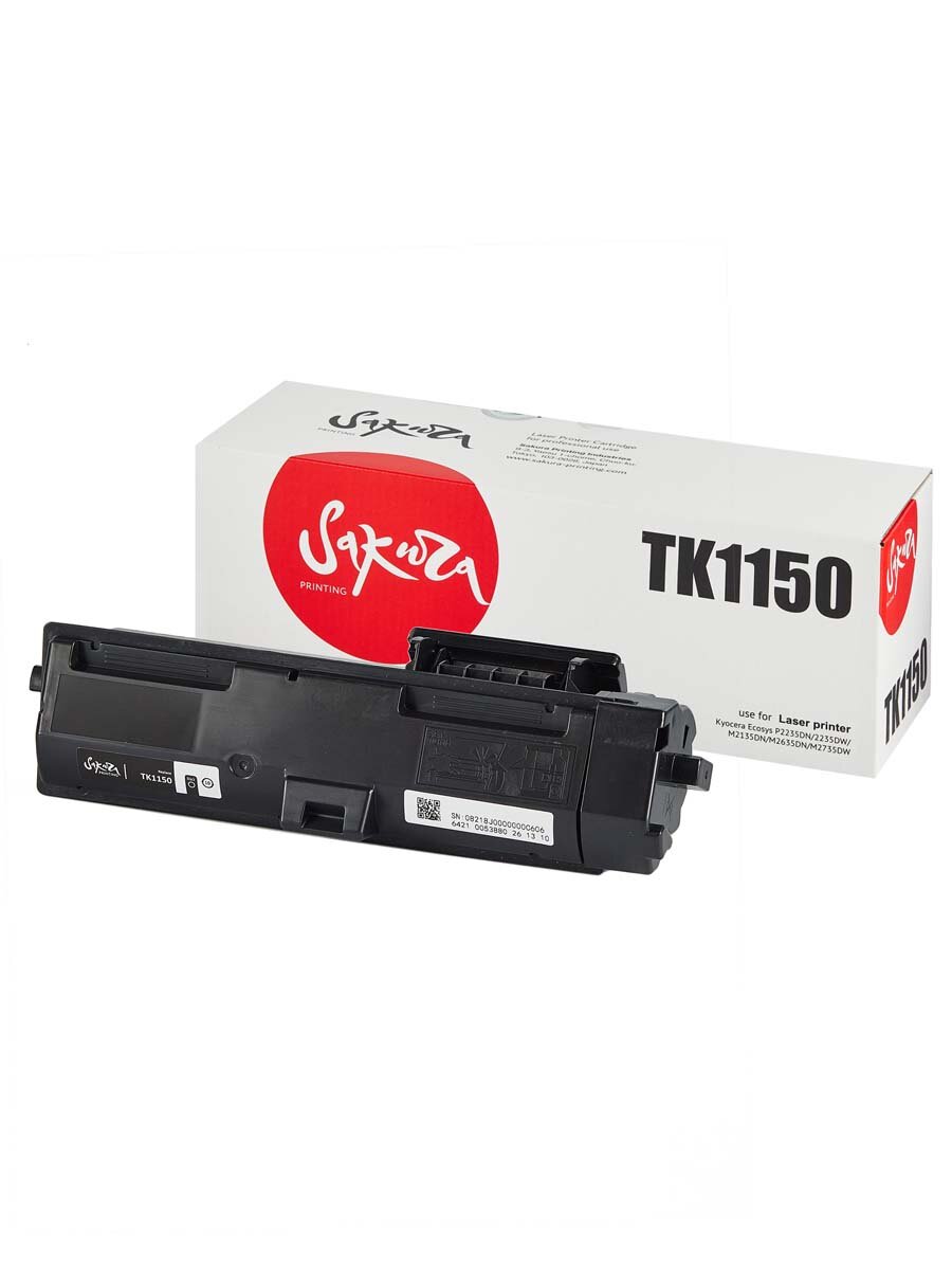 Картридж TK-1150 для KYOCERA Ecosys M2135DN, M2635DN, P2235DN, M2735DW Sakura