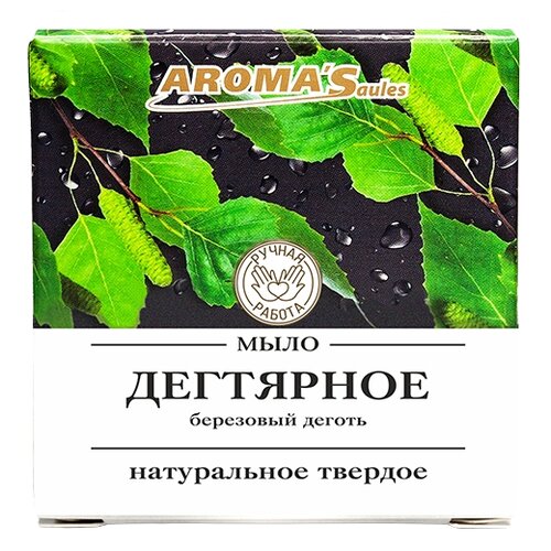 фото Мыло кусковое AROMA'Saules Дегтярное, 85 г