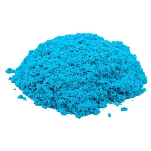 фото Кинетический песок Космический песок базовый, голубой, 1 кг, картонная пачка