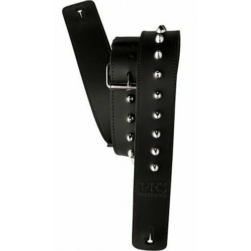 Гитарный ремень PRS Black Leather Studded Strap