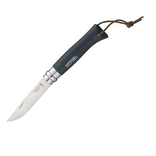 фото Нож opinel №8 trekking, нержавеющая сталь, черный