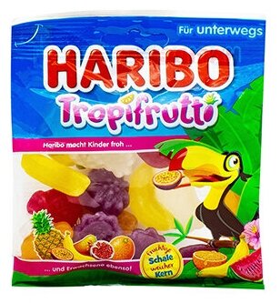 Мармелад жевательный Haribo Тропические Фрукты 100 гр - фотография № 2