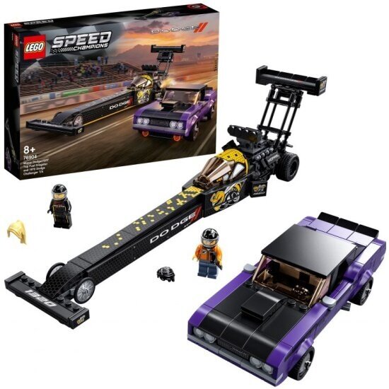 Конструктор Lego ® Speed Champions 76904 Mopar Dodge//SRT Top Fuel Dragster and 1970 Dodge Challenger T/A