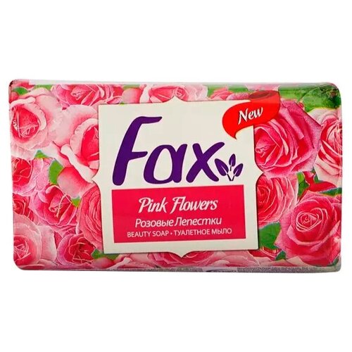 Fax Мыло туалетное Розовые лепестки, 160 мл, 140 г