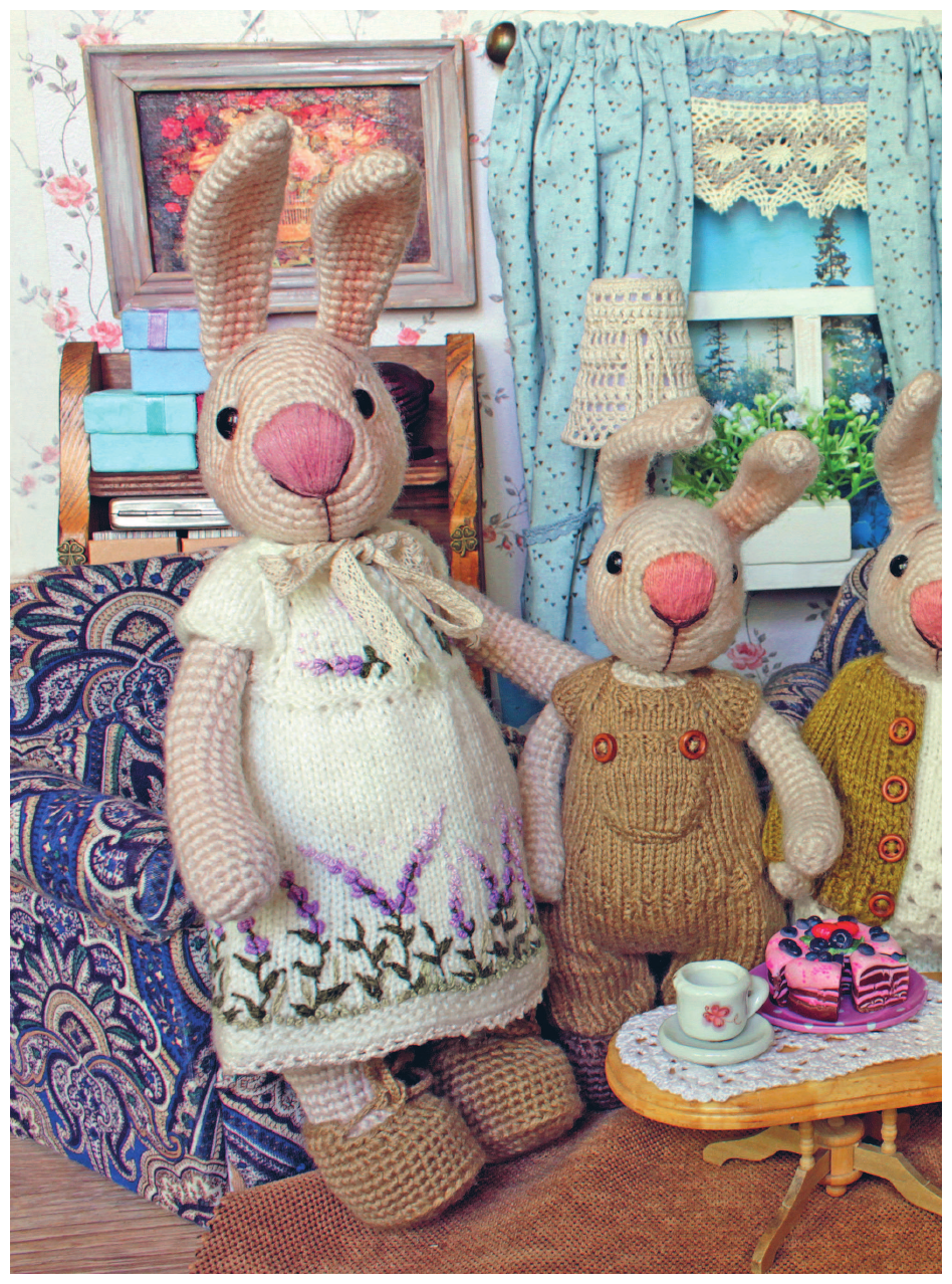 Вязаное счастье семейства Кроликовых. Больше чем АМИГУРУМИ + уникальные наряды на все случаи жизни - фото №16
