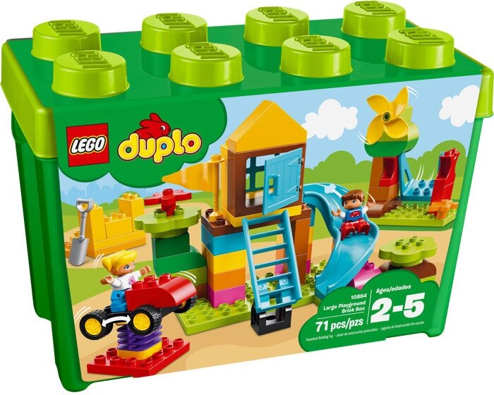 Конструктор LEGO DUPLO 10864 Большая игровая площадка, 71 дет.