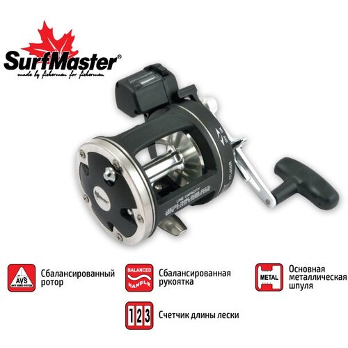 катушка мультипликаторная surf master sea pro 9000 Катушка мультипликаторная Surf Master - Atlantic