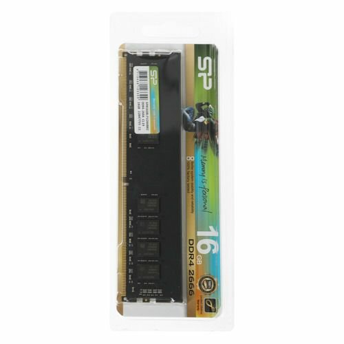 Модуль памяти DDR4 16GB Silicon Power PC4-21300 2666MHz CL19 288pin 1.2V - фото №10