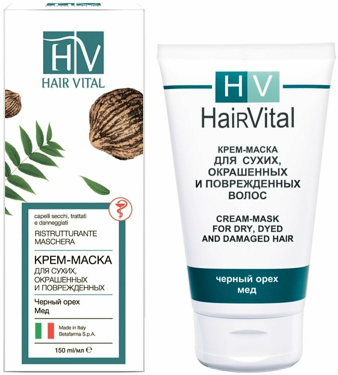 Hair Vital Крем-маска для повреждённых волос 150 мл (Hair Vital, ) - фото №12