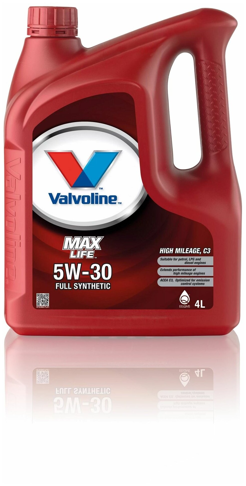 HC-синтетическое моторное масло VALVOLINE MaxLife C3 5W-30