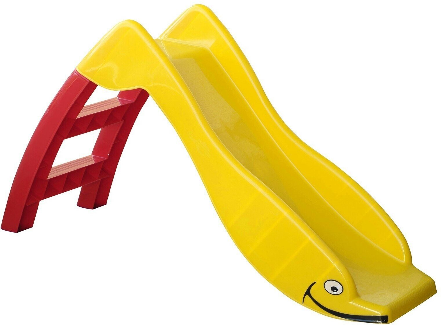 Горка «Дельфин», цвет жёлтый, красный