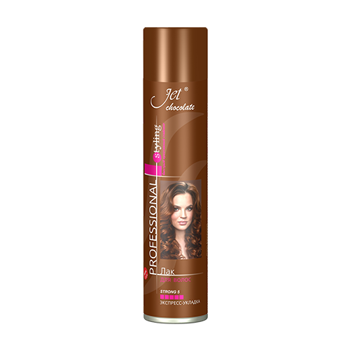 Лак для волос Jet chocolate Strong maxi 