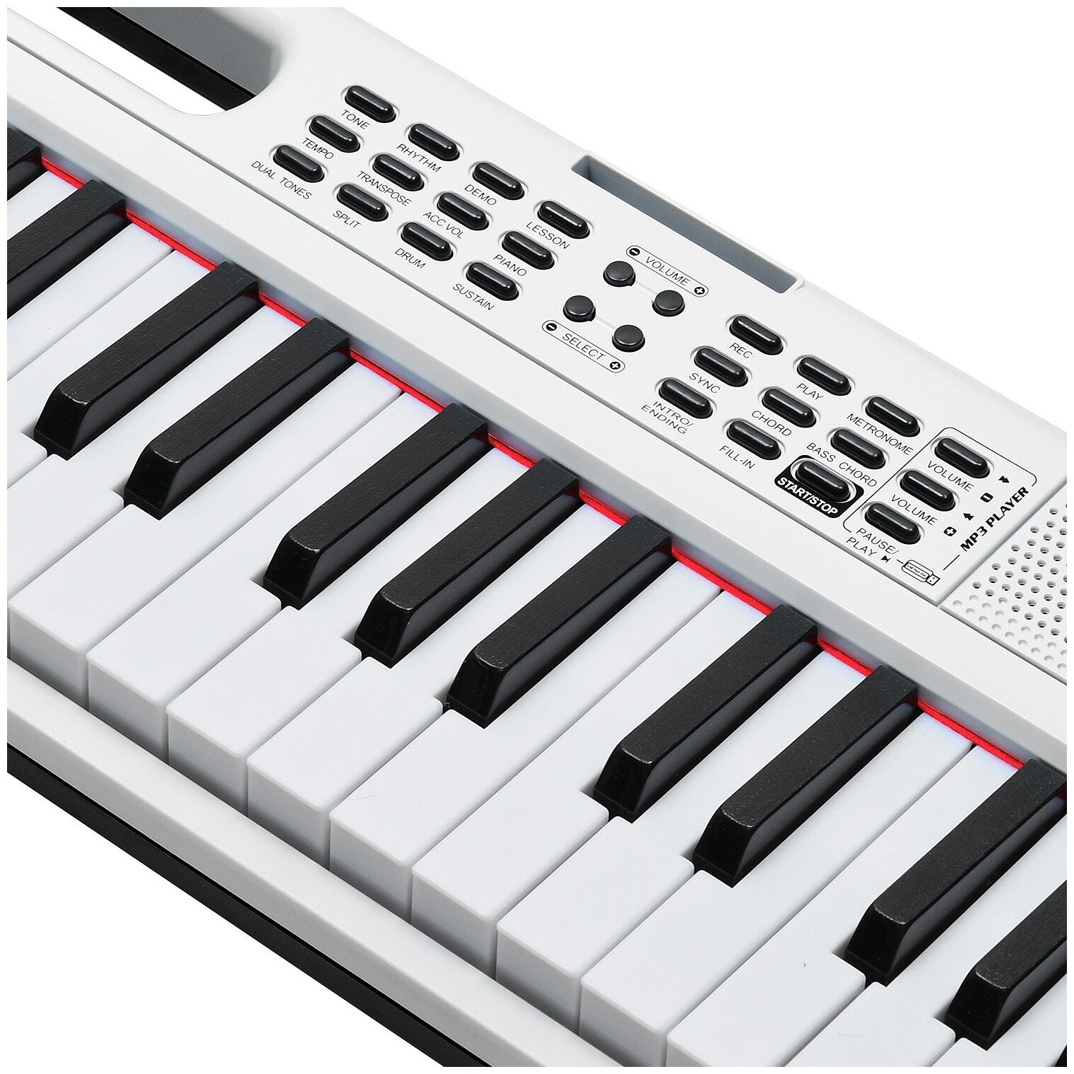 Синтезатор EMILY PIANO EK-7 WH 61 клавиша USB+Bluetooth+MIDI MF02060