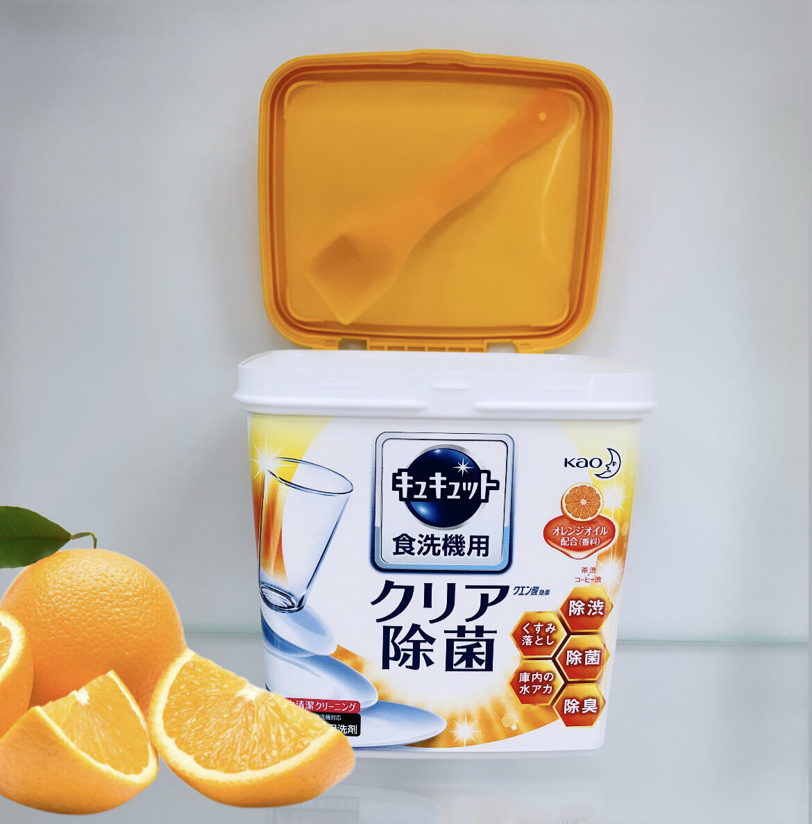 Порошок для посудомоечной машины Kao CuCute порошок (апельсин)