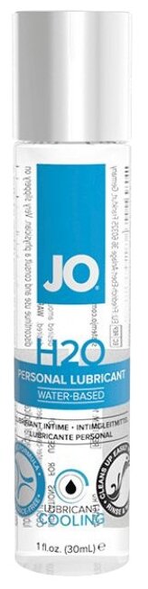 Охлаждающий лубрикант на водной основе JO Personal Lubricant H2O Cooling - 30 мл. JO10232