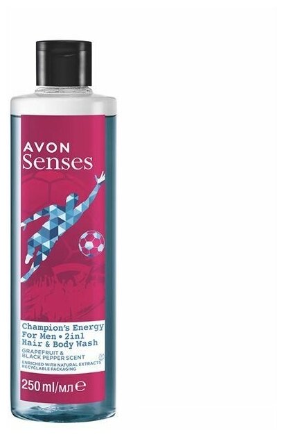 AVON Senses Шампунь-гель для душа для мужчин 