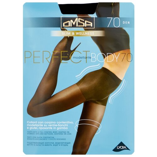 фото Колготки omsa perfect body 70 den, размер 5-maxi, nero