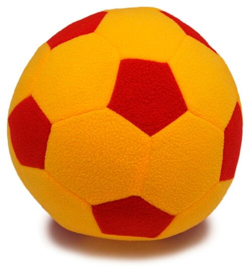 Мягкая игрушка Magic Bear Toys Мяч цвет желтый/красный диаметр 23 см