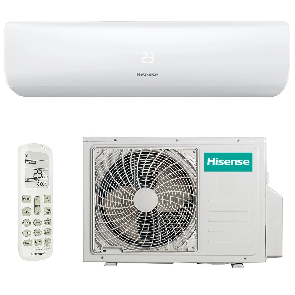 Инверторный кондиционер Hisense AS-07UW4RYRKB00 серии ZOOM DC Inverter белый