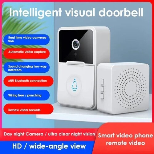 Умный беспроводной видеозвонок, домофон Smart Video Doorbell