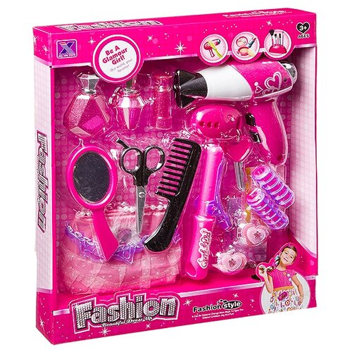 Салон красоты Shenzhen Toys Fashion (Д94056), розовый/черный