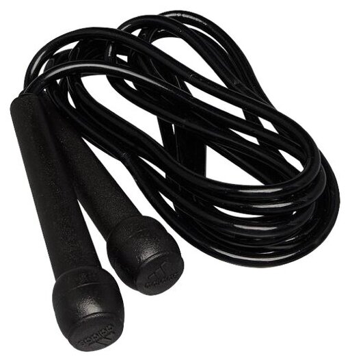 AdiJRW03 Скакалка Speed Rope Plastic Handle черная - Adidas