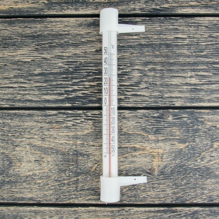 Термометр уличный, оконный, для измерения температуры, на гвоздике, мод. ТСН-13/1, от -50°С до +50°С,