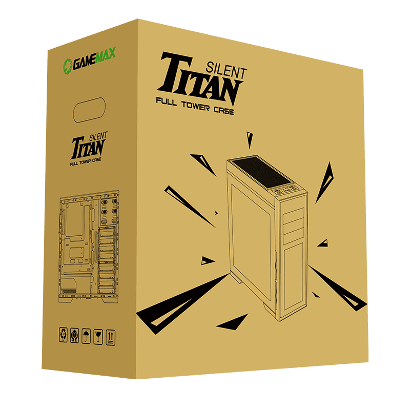 Компьютерный корпус E-ATX, без блока питания GameMax TiTan Silent - фото №17
