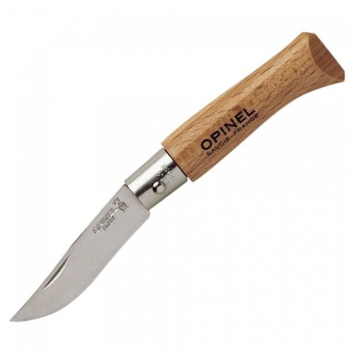 фото Нож opinel №3, нержавеющая сталь, бук