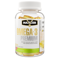 Maxler Omega 3 Premium капс., 0.1 г, 60 шт., цитрусовый