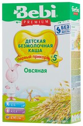 Каша Bebi безмолочная овсяная, с 5 месяцев, 200 г