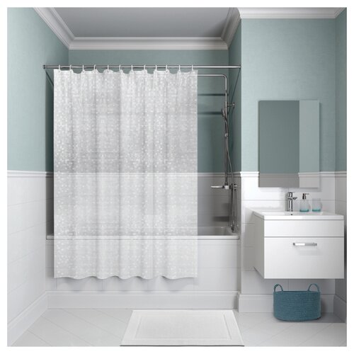 фото Штора для ванной комнаты, 180*180см, eva, p13ev11i11, iddis