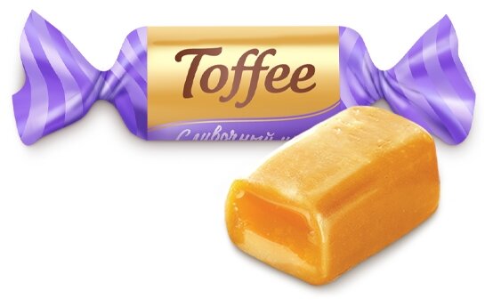 Ирис Азовская кондитерская фабрика Toffee, 250 г, флоу-пак - фотография № 2