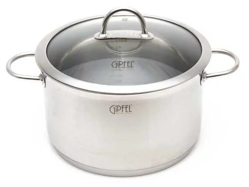 Кастрюля из нержавеющей стали Gipfel Signo 1363 24 см/6 л - фото №4
