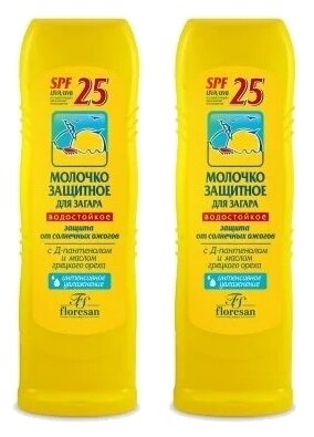 Floresan Молочко защитное для загара SPF 25