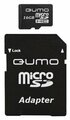 Карта памяти Qumo microSDHC class 6 + SD adapter